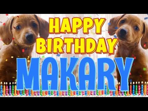 Happy Birthday Makary! ( Funny Talking Dogs ) What Is Free On My Birthday