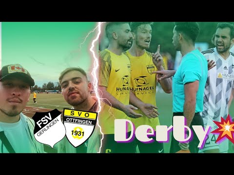 Sechs Tore + Rote Karte im Landesliga-Derby💥 | FSV Gerlingen vs SV Ottfingen | Stadionvlog