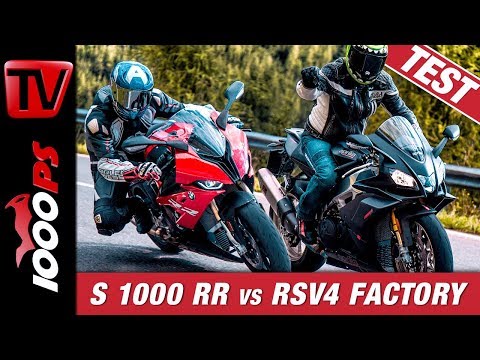 BMW S 1000 RR 2019 vs Aprilia RSV4 1100 Factory – Welche ist die Königin der Landstraße?