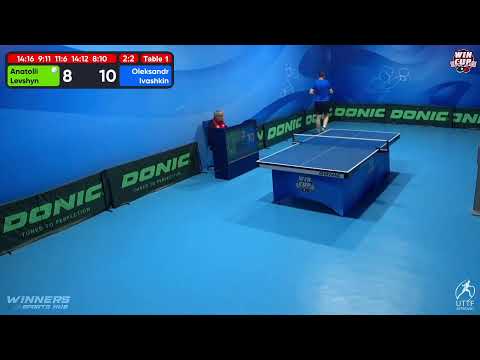 19:30 Anatolii Levshyn 2-3 Oleksandr Ivashkin West 3 WIN CUP 21.10.2022 | TABLE TENNIS WINCUP