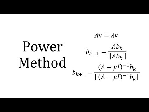 Power Method Power Method video