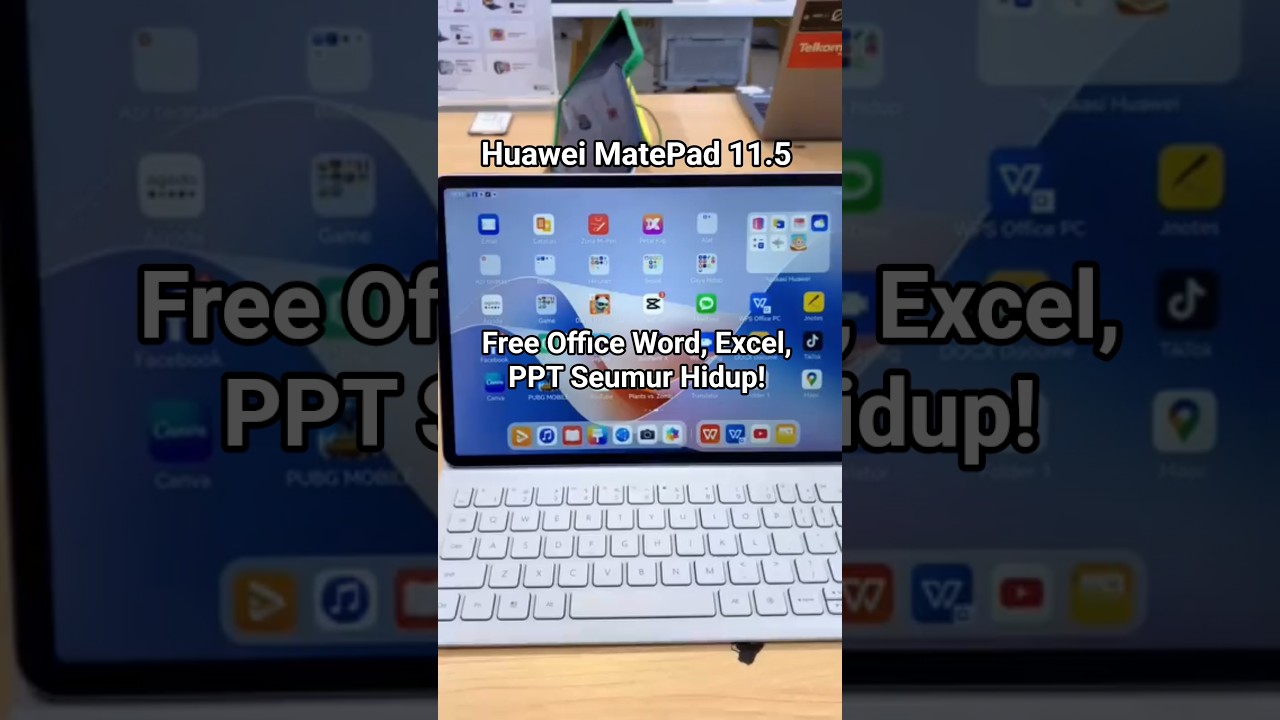 Free Office Word, Excel, PPT Seumur Hidup! Huawei MatePad 11.5 Bikin Ngiler! #huaweimatepad #huawei