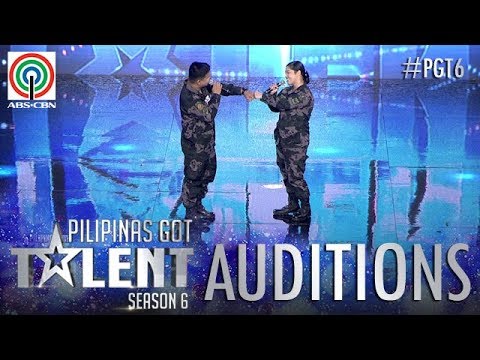 Pilipinas Got Talent 2018 Auditions: PO2 Robert Abella Jr. & PO2 Jackylou De Dios Palacio - Sing