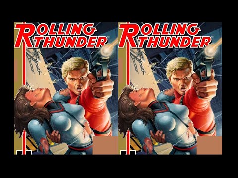 ROLLING THUNDER - the ARCADE GAME - Full History and REVIEW from someone who ACTUALLY PLAYED IT!