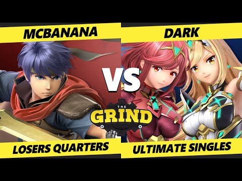 The Grind 163 Losers Quarters - McBanana (Ike) Vs. Dark (Snake, Pyra Mythra) Smash Ultimate - SSBU