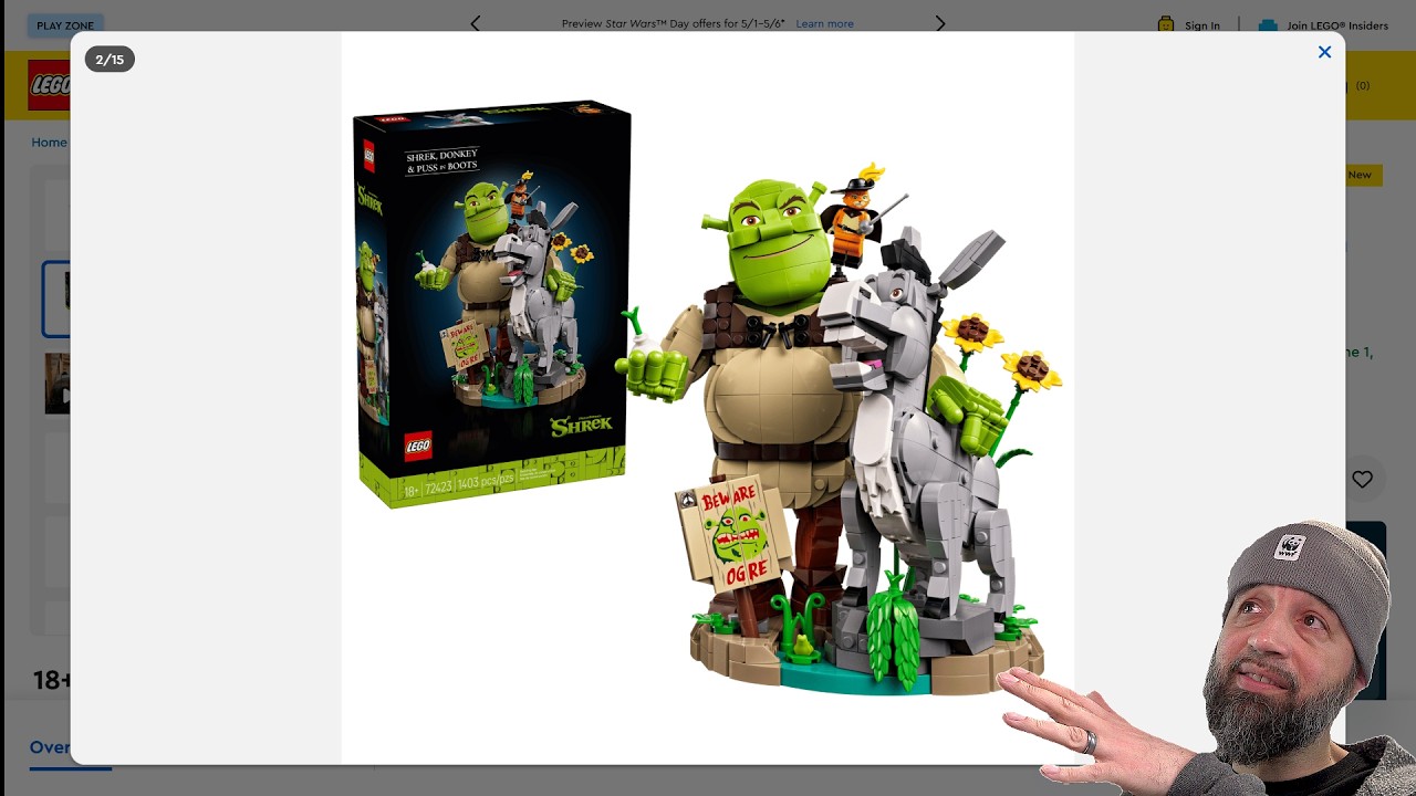 LEGO Shrek sets official reveal & my thoughts! #NotSponsored 72423 40923