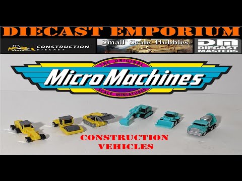 MicroMachines Construction Vehicles Sets Unboxing & Review
