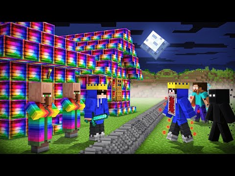 Evil Alpha vs Avaritia Village in Minecraft