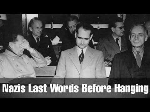 Last Words of high ranking Nazis before executions at Nuremberg trials