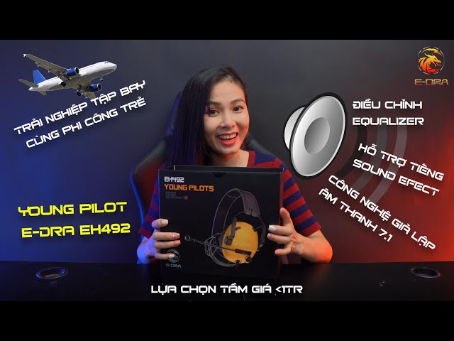 Tai Nghe E-Dra EH492 Young Pilots