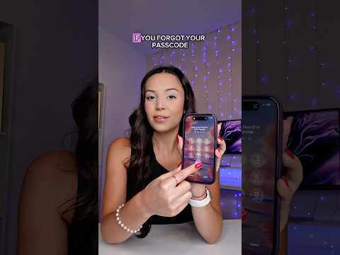 If you forgot your phone passcode, then do this! #iphone #iphonetips #iphonehacks