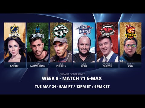 Replay: GPL Week 8 - Eurasia Conference 6-max Match 1 - W8M71