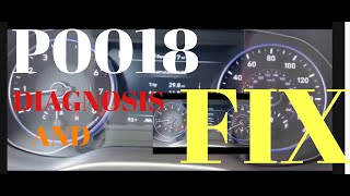 HOW TO FIX ANY CAR WITH A  P0018 Code: Crankshaft Position ERROR CODE- Fast and easy