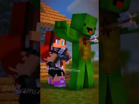 HELP JJ Revenge - MAIZEN MinecraftAnimation#shorts