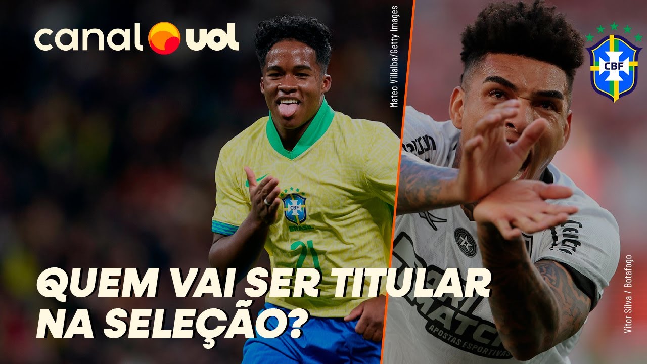SELEÇÃO BRASILEIRA COM ENDRICK OU IGOR JESUS? QUEM DEVE SER TITULAR DO BRASIL CONTRA O CHILE?