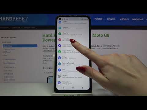 High Contrast Text - Increase Text Contrast on MOTOROLA Moto G9 Power