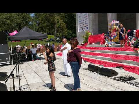 Soraiya Sings the National Anthem at Dominican Festival of RI 2017