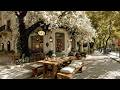 GENTLE MORNING JAZZ 🌸 COZY SPRING CAFé CORNER | RELAXING JAZ ..