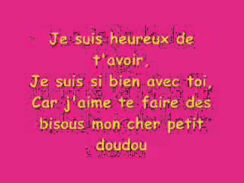 Lapin câlin -bisous (paroles)