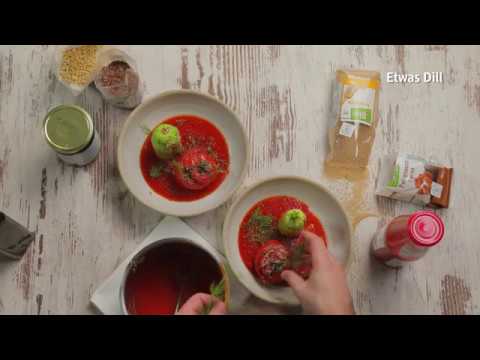 dmBio Rezept: Gefülltes Gemüse mit Soja Schnetzel - dm Österreich