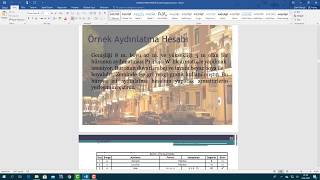 aydınlatma hesabı anlatım videosu
