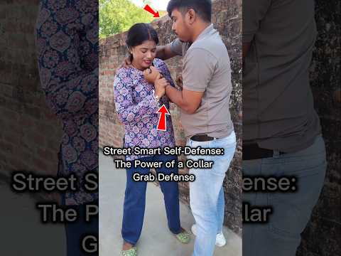 Street Smart Self-Defense: The Power of a Collar Grab Defense#selfdifence #kravmaga #martialarts