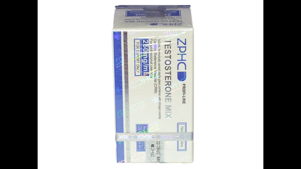 ZPHC Testosterone Mix 250mg/1ml 30ml vial