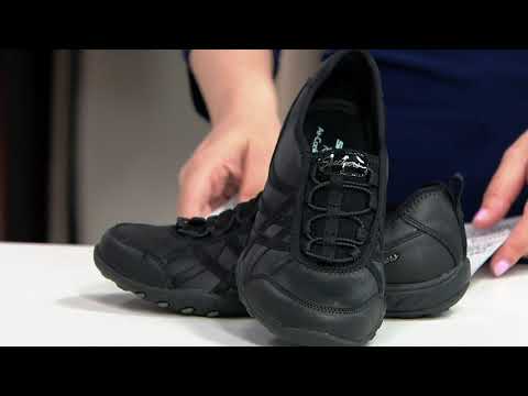 Skechers Breath-Easy Microleather Slip-On Shoes - Days End on QVC