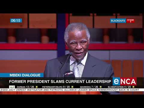 Thabo Mbeki slams current leadership