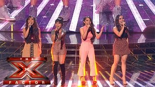 4th Impact performs for their place in the competition | Week 5 Results | The X Factor 2015