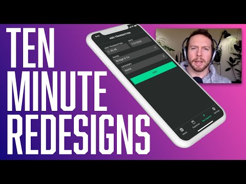 UI Tutorial: Redesigning the SpendWeek app (in 10 Min) thumbnail