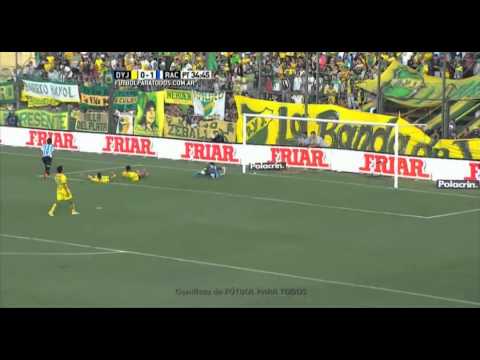 Romero le reventó las manos a Arias. Defensa 0 - Racing 1. Fecha 6. Primera División 2015. FPT.