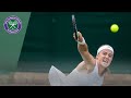 Jelena Ostapenko hits Alize Cornet with a serve and wins point! | Wimbledon 2019