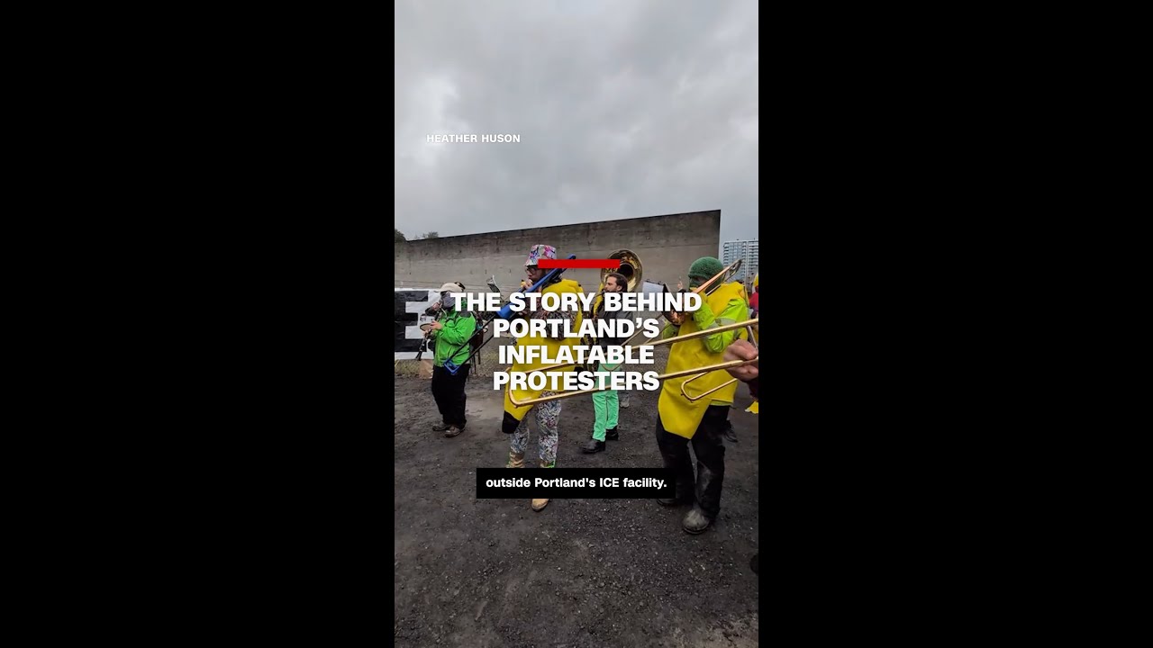 The story behind Portland’s inflatable protesters