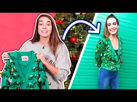 We Try Styling Ugly Christmas Sweaters