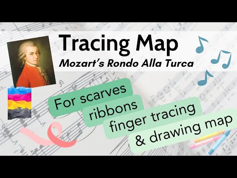 Doodling and Tracing Activity - Mozart Rondo alla Turca - Musical Song Map