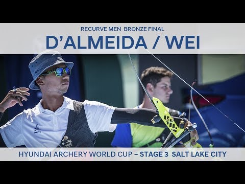 Marcus D'Almeida v Wei Chun-Heng – Recurve Men Bronze Final | Salt Lake City 2017