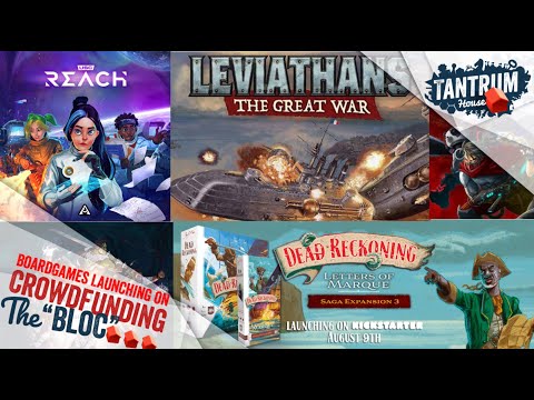 Upcoming August 2022 Board Games Kickstarter