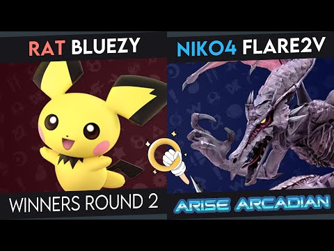 Arise Arcadian - BlueZy (Pichu) Vs. Flare2V (Ridley) - WR2 - Smash Ultimate