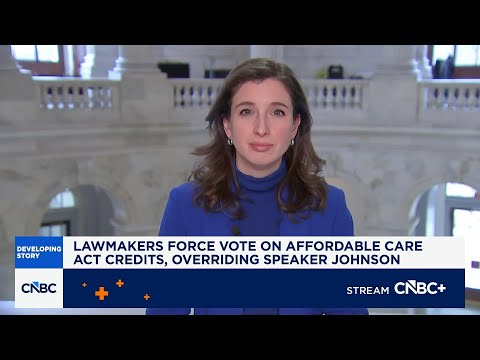 Lawmakers force vote on Affordable Care Act credits, overriding speaker Johnson
