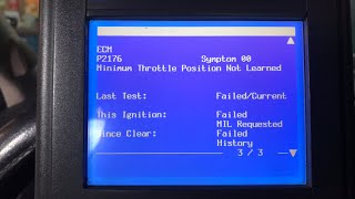 2004 Cadillac CTS throttle Reset Code P2176b P0507 Idle High part 1