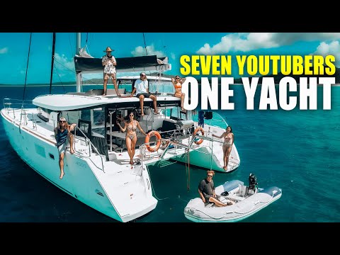 Ultimate Whitsunday Adventure: 7 YouTubers Take on a LUXURY CATAMARAN - PART 1 | Sailing Sunday