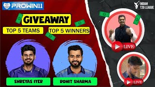 🔴LIVE | MI vs KOL || KOL vs MI | IPL 2022 || Small League || Dream 11 Prediction | Grand League Tips