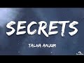 Talha Anjum - Secrets (Lyrics) | Open Letter (Album)