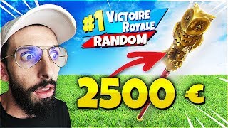 J ai acheté une pioche ultra-rare d une valeur de *2 500 €* sur fortnite 