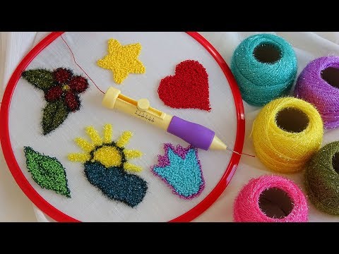, title : 'PUNCH NAKIŞI NASIL YAPILIR? - PÜF NOKTALARI NEDİR? - How To Make Punch Needle - DIY Embroidery'