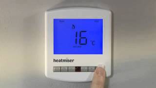 Programming your Heatmiser Slimline Thermostat