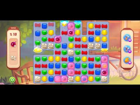 [Gameplay] Homescapes - Level 1058 (No Boosters)