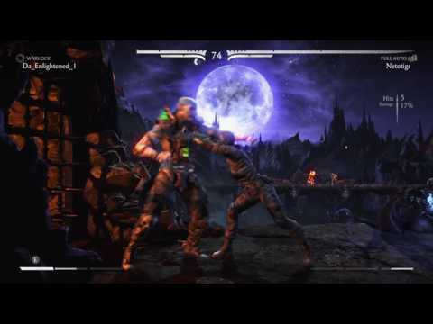 MKX Quan Chi (Warlock) VS Jacqui Briggs (Full Auto) Spammer Gets Owned!!