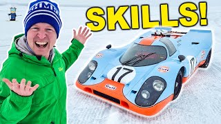 DREAM TO REALITY! Ice Drifting this INSANE Porsche 917K